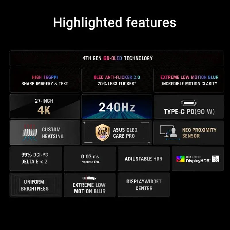 Asus ROG Strix OLED XG27UCDMG 27 Asus ROG Strix OLED XG27UCDMG 27